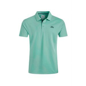 Weird Fish Mens Miles Pique Natural Polo Shirt / Aqua Marine